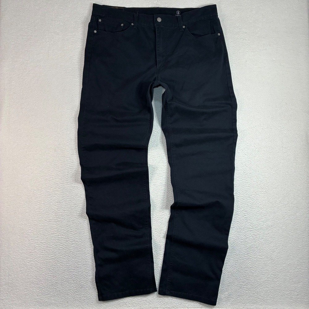 Levis 541 Athletic Taper Jeans Mens 37x36 Black Stretch Casual Denim Tall